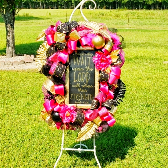 Religious inspired wreath - Picture 5 of 7